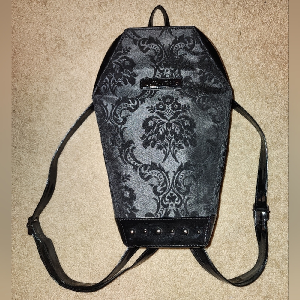 Gothic Coffin Rock Rebel Backpack